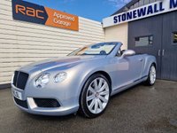USED 2013 63 BENTLEY CONTINENTAL 4.0 V8 GTC Convertible 2dr Petrol Auto 4WD Euro 5 (507 ps) FULL - BENTLEY -  SERVICE - HISTORY