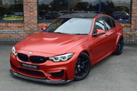 USED 2017 BMW M3 3.0 BiTurbo Competition Saloon 4dr Petrol DCT Euro 6 (s/s) (450 ps) INDIVIDUAL FROZEN RED / CARBON