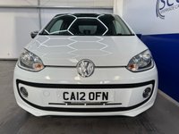 USED 2012 12 VOLKSWAGEN UP! 1.0 up! White Hatchback 3dr Petrol Manual Euro 5 (75 ps) Heated Seats, Satellite Navigation, Cruise Control