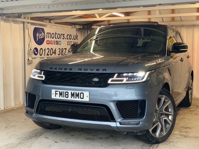2018 18 LAND ROVER RANGE ROVER SPORT 2.0 P400e 13.1kWh Autobiography Dynamic SUV 5dr Petrol Plug-in Hybrid Auto 4WD Euro 6 (s/s) (404 ps)+FACELIFT+2 KEYS+HISTORY+PANORAMIC SUNROOF+21 INCH ALLOYS 2 KEYS+HISTORY+21" ALLOYS+NAV+PANORAMIC SUNROOF+CLIMATE+PRIVACY+LEATHER HEATED SEATS+BLUETOOTH+CRUISE+PARKING SENSORS+HPI CLEAR