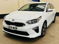 USED 2019 19 KIA CEED 1.6 CRDi 3 Sportswagon 5 Door Diesel DCT Automatic Euro 6 (s/s) (114 bhp) KIA WARRANTY TO JULY 2026^