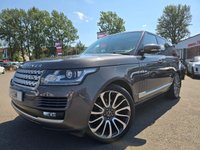 USED 2016 66 LAND ROVER RANGE ROVER 3.0 TD V6 Vogue SUV 5dr Diesel Auto 4WD Euro 6 (s/s) (258 ps) A LOVELY ADDITION TO OUR FORECOURT FINISHED IN PREMIUM WAITOMO GREY METALLIC PAINT+SERVICE HISTORY+DIESEL+AUTOMATIC+PRIVACY GLASS+MOOD LIGHTING+SIDE STEPS+FULL PANORAMIC GLASS ROOF WITH POWER BLIND+ALSTON HEADLINING+FRONT FOG LIGHTS+FULL LEATHER INTERIOR+SATELLITE NAVIGATION+PARK ASSIST+CLIMATE CONTROL+22 INCH ALLOY WHEELS+COST NEW &pound;81130 MAKING THIS USED VEHICLE AMAZING VALUE AT OUR LOW PRICE+FULL RANGE OF FINANCE OPTIONS AVAILABLE+READY TO DRIVE AWAY TODAY+NOT TO BE MISSED!!!!!!!!!!!!!!!!!!!!!