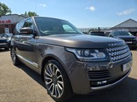 USED 2016 66 LAND ROVER RANGE ROVER 3.0 TD V6 Vogue SUV 5dr Diesel Auto 4WD Euro 6 (s/s) (258 ps) A LOVELY ADDITION TO OUR FORECOURT FINISHED IN PREMIUM WAITOMO GREY METALLIC PAINT+SERVICE HISTORY+DIESEL+AUTOMATIC+PRIVACY GLASS+MOOD LIGHTING+SIDE STEPS+FULL PANORAMIC GLASS ROOF WITH POWER BLIND+ALSTON HEADLINING+FRONT FOG LIGHTS+FULL LEATHER INTERIOR+SATELLITE NAVIGATION+PARK ASSIST+CLIMATE CONTROL+22 INCH ALLOY WHEELS+COST NEW &pound;81130 MAKING THIS USED VEHICLE AMAZING VALUE AT OUR LOW PRICE+FULL RANGE OF FINANCE OPTIONS AVAILABLE+READY TO DRIVE AWAY TODAY+NOT TO BE MISSED!!!!!!!!!!!!!!!!!!!!!