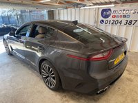 USED 2018 18 KIA STINGER 2.0 T-GDi GT-Line S Gran Turismo 5dr Petrol Auto Euro 6 (s/s) (244 bhp)+1 FORMER KEEPER+2 KEYS+FSH 11 STAMPS+PANORAMIC SUNROOF+LEATHER SEATS+MEDIA+APPS 2 KEYS+FSH 11 STAMPS+CLIMATE+1 FORMER KEEPER+PANORAMIC SUNROOF+FULL LEATHER SEATS+18" ALLOYS+BLUETOOTH+MEDIA+NAV+CRUISE+PARKING SENSORS+HEATED FRONT SEATS+REVERSE CAMERA+HPI CLEAR