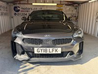USED 2018 18 KIA STINGER 2.0 T-GDi GT-Line S Gran Turismo 5dr Petrol Auto Euro 6 (s/s) (244 bhp)+1 FORMER KEEPER+2 KEYS+FSH 11 STAMPS+PANORAMIC SUNROOF+LEATHER SEATS+MEDIA+APPS 2 KEYS+FSH 11 STAMPS+CLIMATE+1 FORMER KEEPER+PANORAMIC SUNROOF+FULL LEATHER SEATS+18" ALLOYS+BLUETOOTH+MEDIA+NAV+CRUISE+PARKING SENSORS+HEATED FRONT SEATS+REVERSE CAMERA+HPI CLEAR