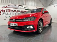 USED 2018 68 VOLKSWAGEN POLO 1.0 TSI GPF R-Line Hatchback 5dr Petrol Manual Euro 6 (s/s) (95 ps) Euro 6, 2 keys, FSH, apple car play