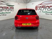 USED 2018 68 VOLKSWAGEN POLO 1.0 TSI GPF R-Line Hatchback 5dr Petrol Manual Euro 6 (s/s) (95 ps) Euro 6, 2 keys, FSH, apple car play