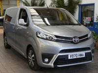 USED 2020 70 TOYOTA PROACE VERSO 2.0D Family Medium MPV 5dr Diesel Auto MWB Euro 6 (s/s) (8 Seat) (180 ps) 8 SEATS SAT NAV BLUETOOTH PARKING SENSORS 2 OWNERS TOYOTA WARRANTY TILL SEPT 2030