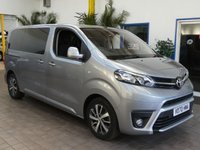 USED 2020 70 TOYOTA PROACE VERSO 2.0D Family Medium MPV 5dr Diesel Auto MWB Euro 6 (s/s) (8 Seat) (180 ps) 8 SEATS SAT NAV BLUETOOTH PARKING SENSORS 2 OWNERS TOYOTA WARRANTY TILL SEPT 2030