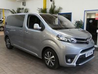 USED 2020 70 TOYOTA PROACE VERSO 2.0D Family Medium MPV 5dr Diesel Auto MWB Euro 6 (s/s) (8 Seat) (180 ps) 8 SEATS SAT NAV BLUETOOTH PARKING SENSORS 2 OWNERS TOYOTA WARRANTY TILL SEPT 2030
