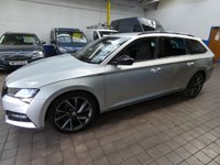 USED 2020 70 SKODA SUPERB 1.5 TSI ACT SportLine Plus Estate 5dr Petrol DSG Euro 6 (s/s) (150 ps) SAT NAV HEATED PART LEATHER CRUISE CONTROL PARKING SENSORS 2 OWNERS EXCELLENT SERVICE HISTORY WARRANTY