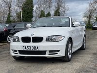 USED 2010 10 BMW 1 SERIES 2.0 118i Sport Convertible 2dr Petrol Steptronic Euro 5 (143 ps) 