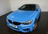 USED 2018 68 BMW M4 3.0 BiTurbo GPF Competition Coupe 2dr Petrol DCT Euro 6 (s/s) (450 ps)-Fantastic Low Mileage Example Finished In Yas Marina Blue-Heated Black Merino Leather Upholstery-Privacy Glass-Dual Climate Control-Cruise Control-Mfsw-Dab Radio-Bluetooth-Satnav-Auto Headlights-Harman Kardon-Standard M4 With Original Paint. 