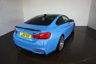 USED 2018 68 BMW M4 3.0 BiTurbo GPF Competition Coupe 2dr Petrol DCT Euro 6 (s/s) (450 ps)-Fantastic Low Mileage Example Finished In Yas Marina Blue-Heated Black Merino Leather Upholstery-Privacy Glass-Dual Climate Control-Cruise Control-Mfsw-Dab Radio-Bluetooth-Satnav-Auto Headlights-Harman Kardon-Standard M4 With Original Paint. 