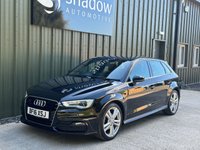 USED 2016 16 AUDI A3 1.4 TFSI CoD S line Sportback 5dr Petrol Manual Euro 6 (s/s) (Nav) (150 ps) 2 OWNERS + FSH + CAMBELT