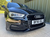 USED 2016 16 AUDI A3 1.4 TFSI CoD S line Sportback 5dr Petrol Manual Euro 6 (s/s) (Nav) (150 ps) 2 OWNERS + FSH + CAMBELT