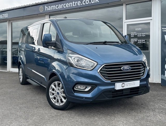 2020 70 Ford Tourneo Custom 2.0 320 EcoBlue Titanium Minibus 9 SEATS Double Cab 5dr Diesel Manual L2 Euro 6 (s/s) (130 ps) NO VAT 