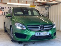 USED 2017 17 MERCEDES-BENZ B-CLASS 1.5 B180d AMG Line (Executive) MPV 5dr Diesel 7G-DCT Euro 6 (s/s) (109 ps)+2 KEYS+FSH+MEDIA+NAVIGATION+PARK SENSORS+HALF LEATHER SEATS+ 2 KEYS+FSH+HALF LEATHER SEATS+PARKING SENSORS+18" ALLOYS+CLIMATE+CRUISE+MEDIA+NAVIGATION HDD+REVERSE CAM+HPI CLEAR