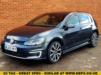 USED 2015 65 VOLKSWAGEN GOLF 1.4 TSI GTE Nav Hatchback 5dr Petrol Plug-in Hybrid DSG Euro 6 (s/s) (204 ps) 
