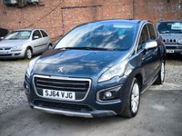 USED 2014 64 PEUGEOT 3008 1.6 HDi Active SUV 5dr Diesel Manual Euro 5 (115 ps) Low Miles_Long MOT_1.6L_Diesel