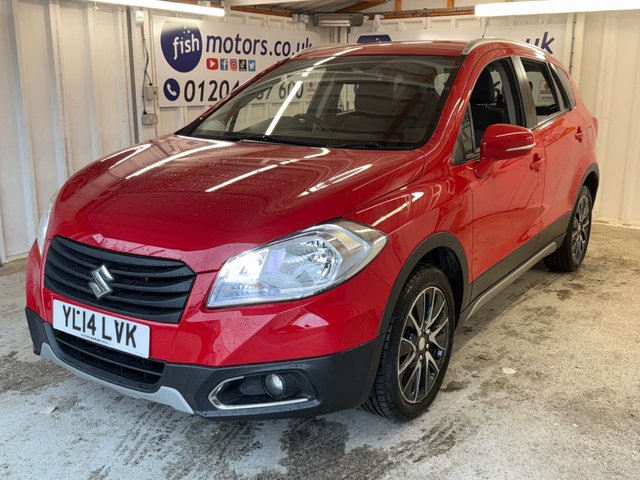 2014 14 SUZUKI SX4 S-CROSS 1.6 SZ-T SUV 5dr Petrol Manual Euro 6 (120 ps)+2 KEYS+FSH 10 STAMPS+CLIMATE 2 KEYS+FSH 10 STAMPS+CLIMATE+PARKING SENSORS+CRUISE+ALLOYS+NAV+KEYLESS ENTRY+CAMERA+AIRCON+HPI CLEAR