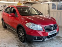 USED 2014 14 SUZUKI SX4 S-CROSS 1.6 SZ-T SUV 5dr Petrol Manual Euro 6 (120 ps)+2 KEYS+FSH 10 STAMPS+CLIMATE 2 KEYS+FSH 10 STAMPS+CLIMATE+PARKING SENSORS+CRUISE+ALLOYS+NAV+KEYLESS ENTRY+CAMERA+AIRCON+HPI CLEAR