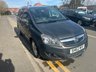 USED 2012 62 VAUXHALL ZAFIRA 1.6 16V Design MPV 5dr Petrol Manual Euro 5 (SNav) (115 ps) 
