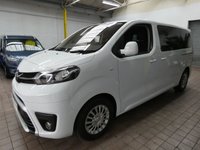 USED 2022 72 TOYOTA PROACE VERSO 1.5D Shuttle Medium MPV 5dr Diesel Manual MWB Euro 6 (s/s) (9 Seat) (120 ps) 9 SEAT SAT NAV BLUETOOTH PARKING SENSORS 1 OWNER SERVICE HISTORY TOYOTA WARRANTY TILL OCT 2032