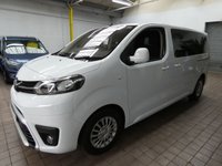 USED 2022 72 TOYOTA PROACE VERSO 1.5D Shuttle Medium MPV 5dr Diesel Manual MWB Euro 6 (s/s) (9 Seat) (120 ps) 9 SEAT SAT NAV BLUETOOTH PARKING SENSORS 1 OWNER SERVICE HISTORY TOYOTA WARRANTY TILL OCT 2032