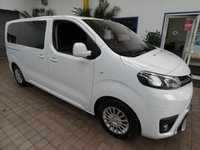 USED 2022 72 TOYOTA PROACE VERSO 1.5D Shuttle Medium MPV 5dr Diesel Manual MWB Euro 6 (s/s) (9 Seat) (120 ps) 9 SEAT SAT NAV BLUETOOTH PARKING SENSORS 1 OWNER SERVICE HISTORY TOYOTA WARRANTY TILL OCT 2032