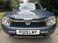 USED 2013 13 DACIA DUSTER 1.5 dCi Laureate SUV 5dr Diesel Manual 4WD Euro 5 (110 ps) AIR CON, ROOF RAILS, BLUETOOTH