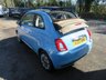 USED 2017 17 FIAT 500C 1.2 Pop Convertible 2dr Petrol Manual Euro 6 (s/s) (69 bhp) ONE PREVIOUS OWNER