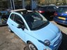 USED 2017 17 FIAT 500C 1.2 Pop Convertible 2dr Petrol Manual Euro 6 (s/s) (69 bhp) ONE PREVIOUS OWNER