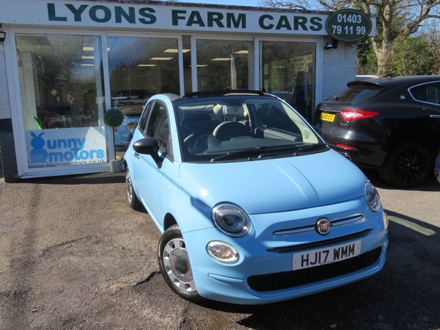 2017 17 Fiat 500c 1.2 Pop Convertible 2dr Petrol Manual Euro 6 (s/s) (69 bhp)