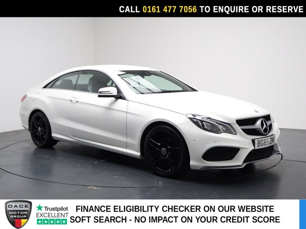 White 2015 Mercedes-Benz E-Class 3.0CDI E350 AMG Line (258ps) (s/s) Coupe 2d Coupe Rear-wheel drive Automatic