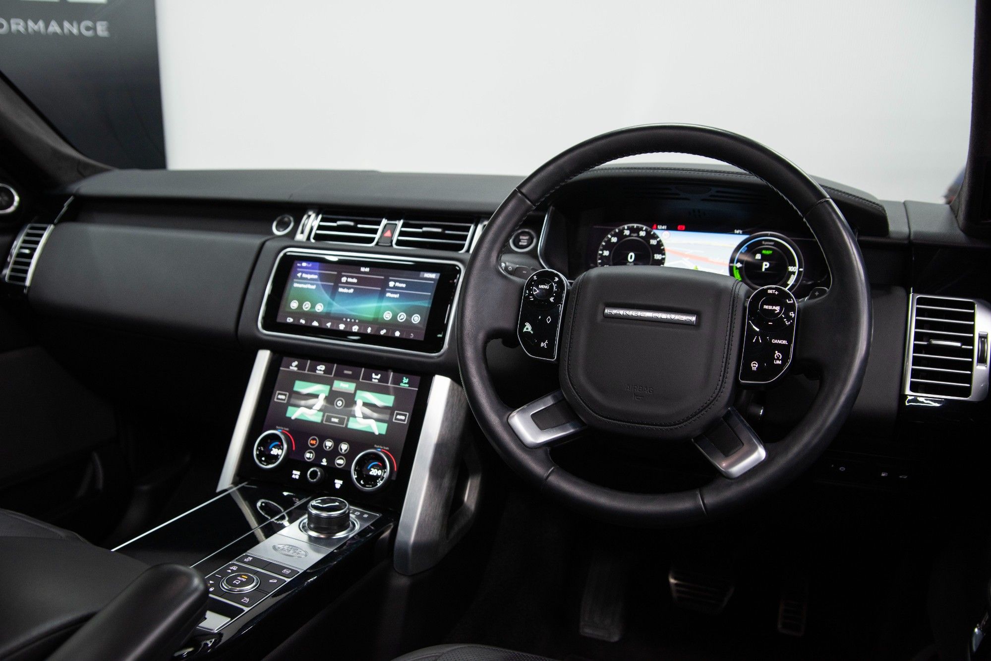 USED 2021 LAND ROVER RANGE ROVER 2.0 P400e Westminster Black Petrol Plug-in Hybrid 