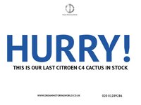 USED 2019 69 CITROEN C4 CACTUS 1.2 PureTech Flair Hatchback 5dr Petrol EAT6 Euro 6 (s/s) (130 ps) Full Main Dealer Service History  |  1 Owner from Brand New  |  2 Keys