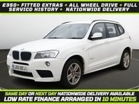 USED 2012 12 BMW X3 2.0 20d M Sport SUV 5dr Diesel Steptronic xDrive Euro 5 (s/s) (184 ps) ++HUGE SALE NOW ON+SAVE &pound;&pound;&pound;++