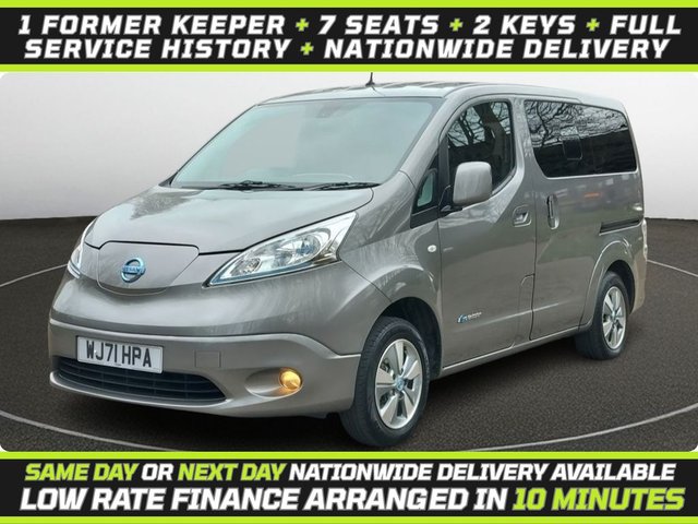 View our Nissan Env200 Evalia 40kWh Evalia MPV 5dr Electric Auto (Quick Charge, 7 Seat) (109 ps)
