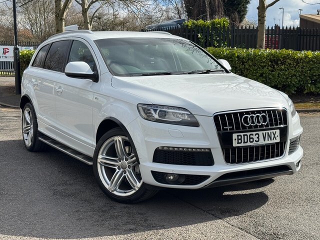 2013 63 Audi Q7 3.0 TDI V6 S line Plus SUV 5dr Diesel Tiptronic quattro Euro 5 (s/s) (245 ps)