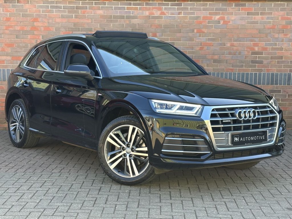 USED 2020 70 AUDI Q5 2.0 TFSI 45 S line SUV 5dr Petrol S Tronic quattro Euro 6 (s/s) (245 ps) PAN ROOF|TECH COMFORT & SOUND