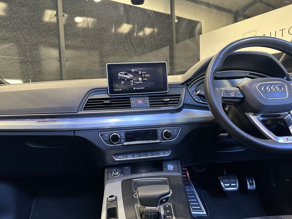 USED 2020 70 AUDI Q5 2.0 TFSI 45 S line SUV 5dr Petrol S Tronic quattro Euro 6 (s/s) (245 ps) PAN ROOF|TECH COMFORT & SOUND