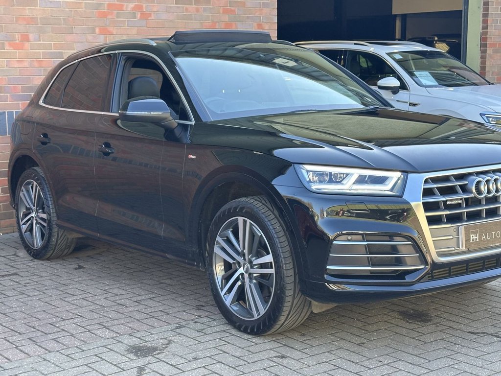 USED 2020 70 AUDI Q5 2.0 TFSI 45 S line SUV 5dr Petrol S Tronic quattro Euro 6 (s/s) (245 ps) PAN ROOF|TECH COMFORT & SOUND