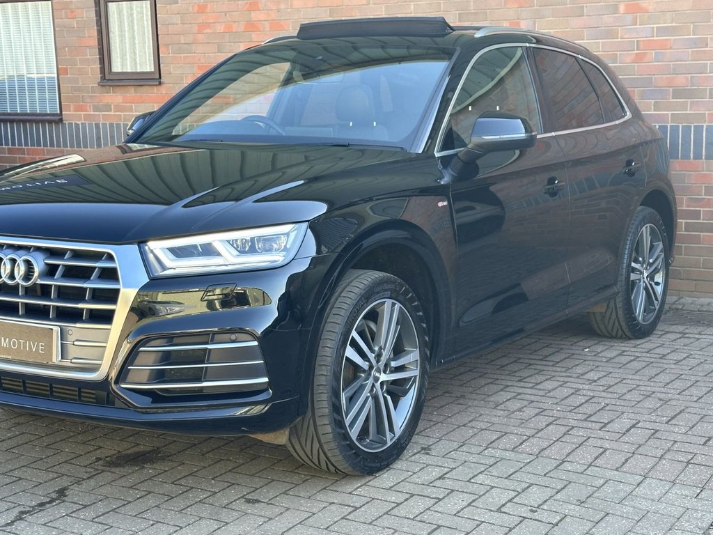 USED 2020 70 AUDI Q5 2.0 TFSI 45 S line SUV 5dr Petrol S Tronic quattro Euro 6 (s/s) (245 ps) PAN ROOF|TECH COMFORT & SOUND