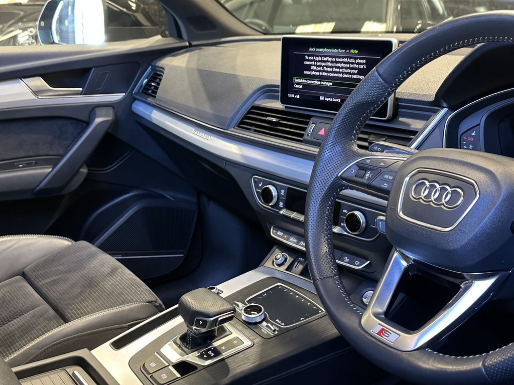 USED 2020 70 AUDI Q5 2.0 TFSI 45 S line SUV 5dr Petrol S Tronic quattro Euro 6 (s/s) (245 ps) PAN ROOF|TECH COMFORT & SOUND