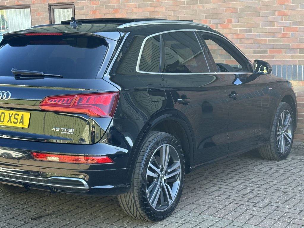 USED 2020 70 AUDI Q5 2.0 TFSI 45 S line SUV 5dr Petrol S Tronic quattro Euro 6 (s/s) (245 ps) PAN ROOF|TECH COMFORT & SOUND