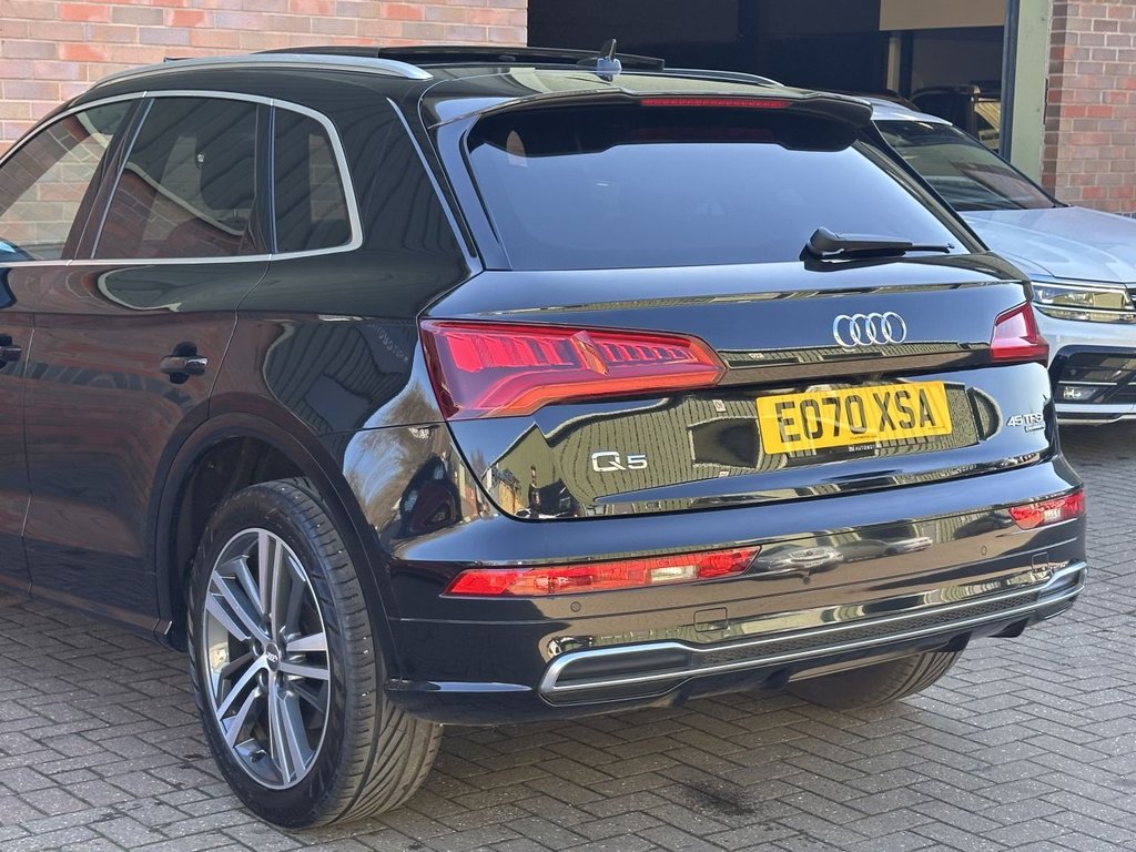 USED 2020 70 AUDI Q5 2.0 TFSI 45 S line SUV 5dr Petrol S Tronic quattro Euro 6 (s/s) (245 ps) PAN ROOF|TECH COMFORT & SOUND