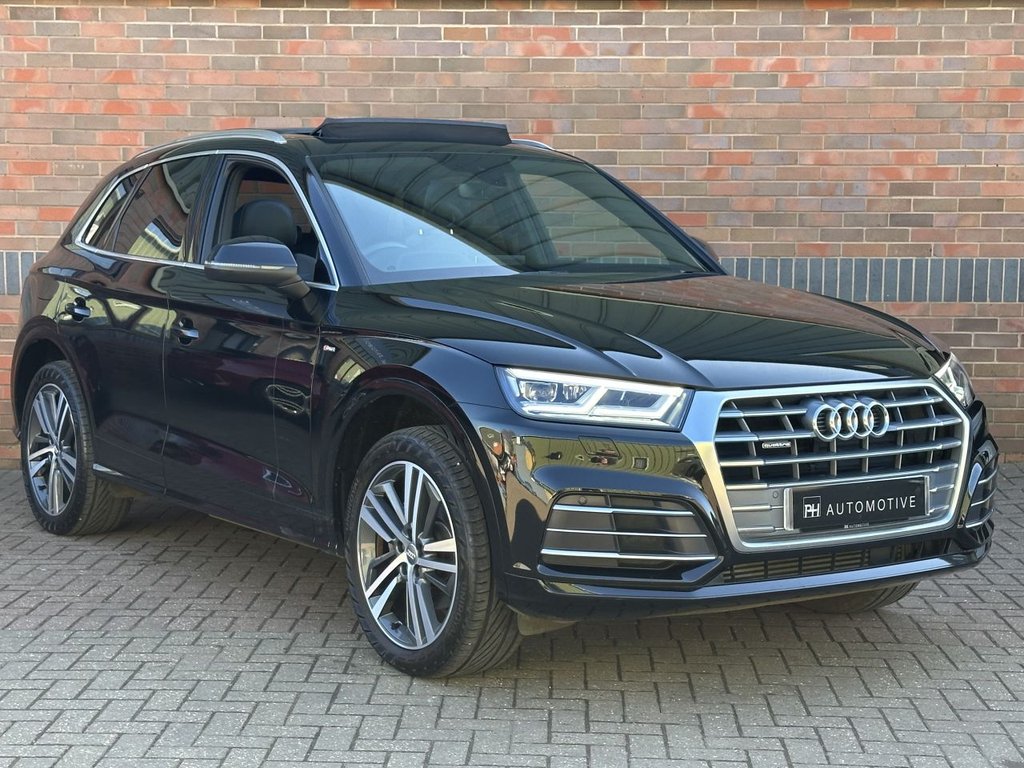 USED 2020 70 AUDI Q5 2.0 TFSI 45 S line SUV 5dr Petrol S Tronic quattro Euro 6 (s/s) (245 ps) PAN ROOF|TECH COMFORT & SOUND