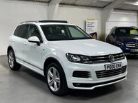 USED 2014 64 VOLKSWAGEN TOUAREG 3.0 TDI V6 BlueMotion Tech R-Line SUV 5dr Diesel Tiptronic 4WD Euro 5 (s/s) (245 ps) PAN ROOF+20"ALLOYS+MEMORY PACK