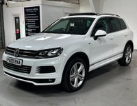 USED 2014 64 VOLKSWAGEN TOUAREG 3.0 TDI V6 BlueMotion Tech R-Line SUV 5dr Diesel Tiptronic 4WD Euro 5 (s/s) (245 ps) PAN ROOF+20"ALLOYS+MEMORY PACK